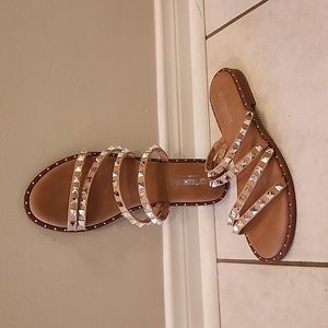 Cushionaire Memory Foam Studded Sandals